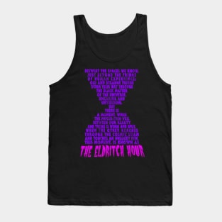 Eldritch Hour - Hourglass Text Tank Top